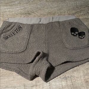 Kids Gray Fleece Shorts